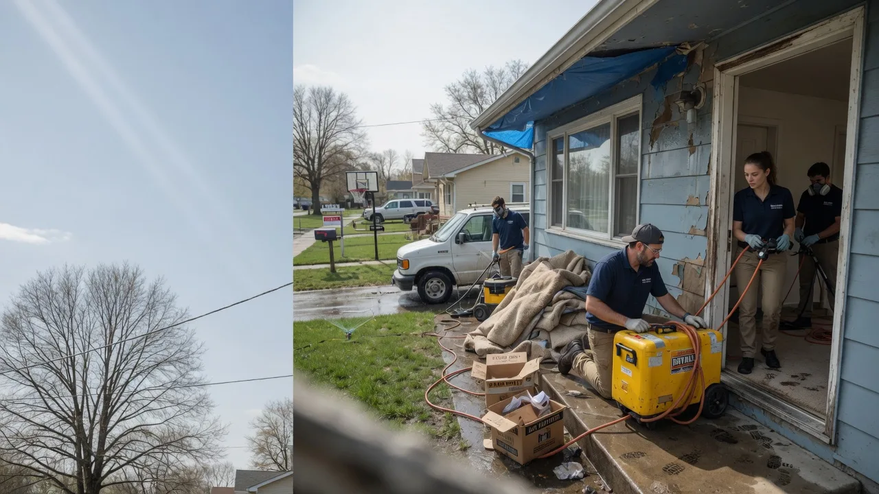 Basement Flood Cleanup in Lyndon, IL near me